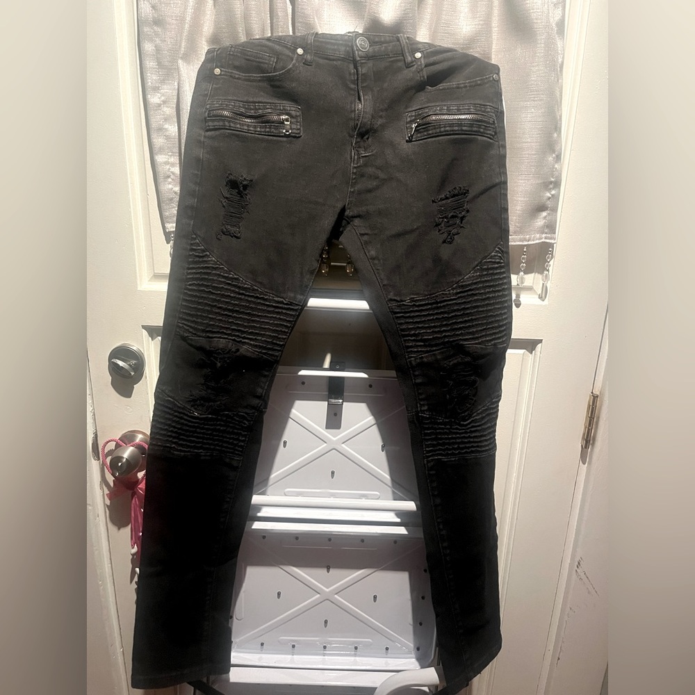 Mens Black Jeans